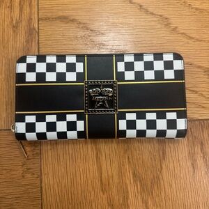 Rodolfo Medina Checkered Leather Wallet